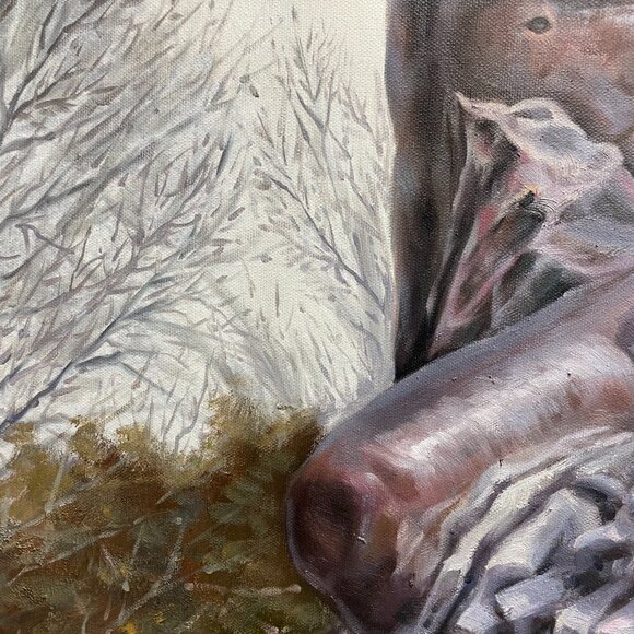 Muscle-Packed! The Hardcore Oil Painting - Picture 5 of 6